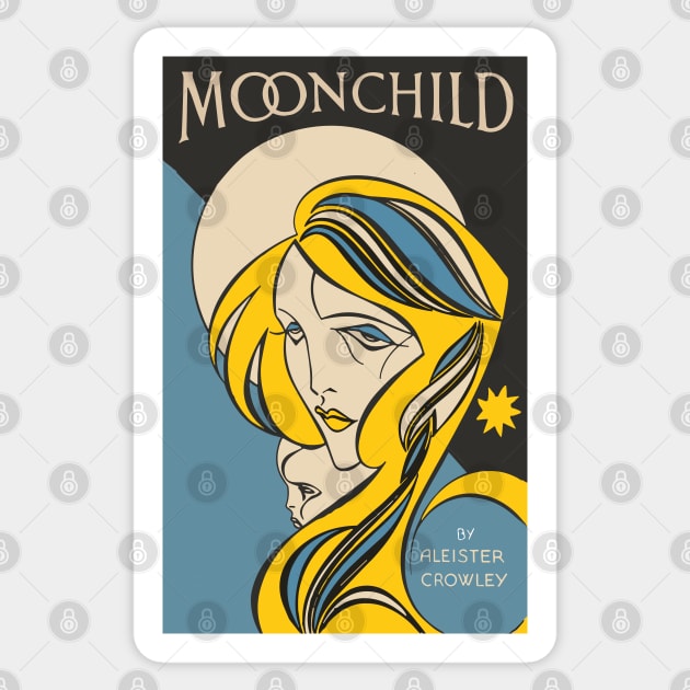 Moonchild -- Aleister Crowley Sticker by CODA Shop